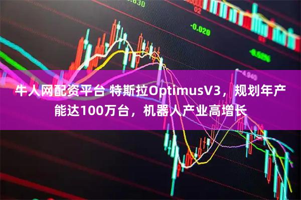 牛人网配资平台 特斯拉OptimusV3，规划年产能达100万台，机器人产业高增长